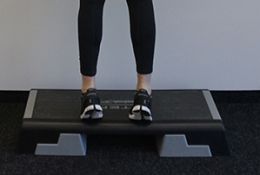 Übung Exzentrik Wadenmuskulatur - Level 4 - Knie